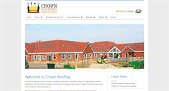 Desktop Screenshot of crownroofing.co.uk