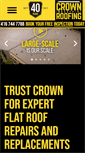 Mobile Screenshot of crownroofing.ca